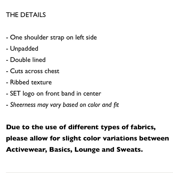 SET Active Sculptflex Ribbed One Shoulder Bra - Picture 6 of 7